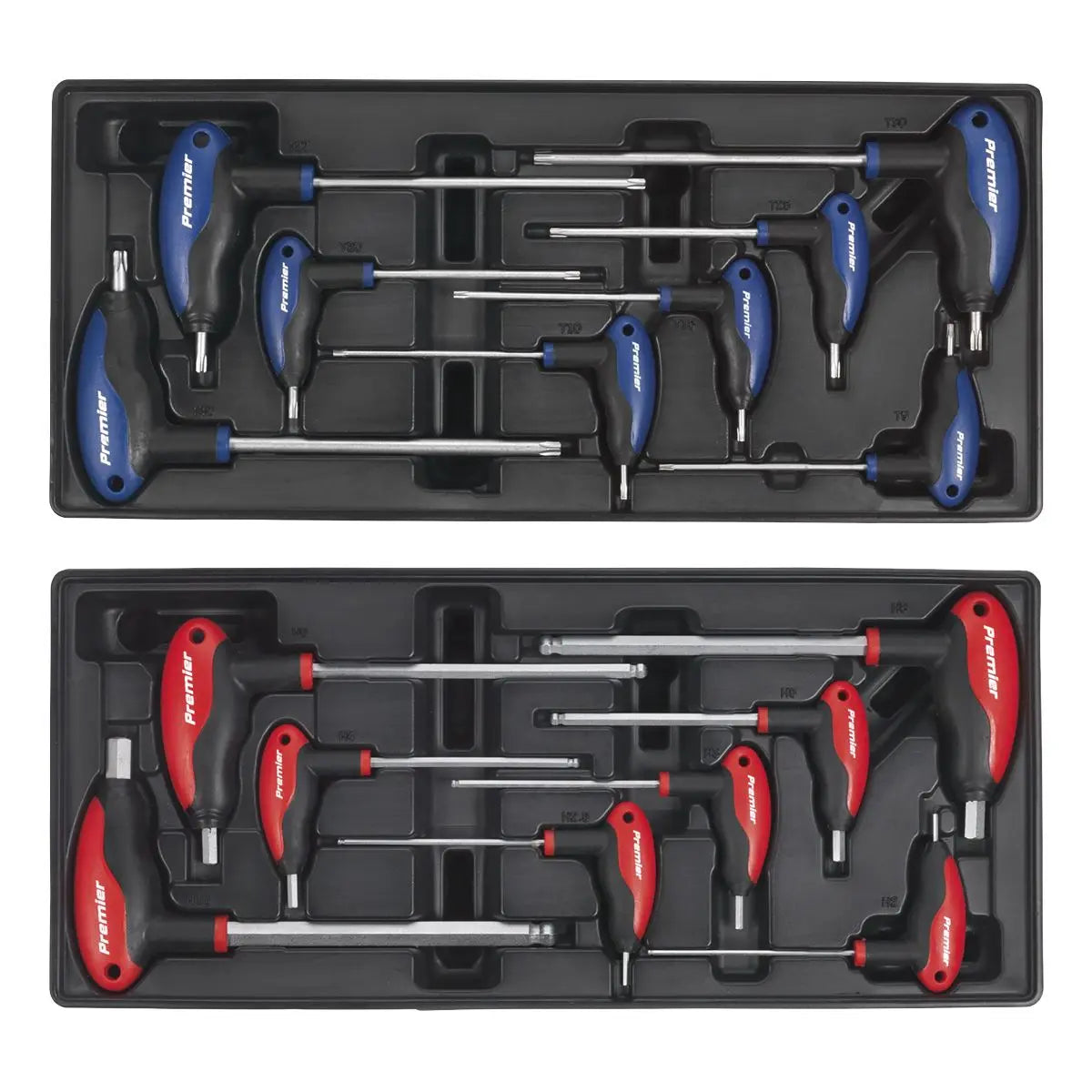 Sealey Superline Pro Tool Chest Combination 14 Drawer with Ball-Bearing Slides - Blue & 1179pc Tool Kit 