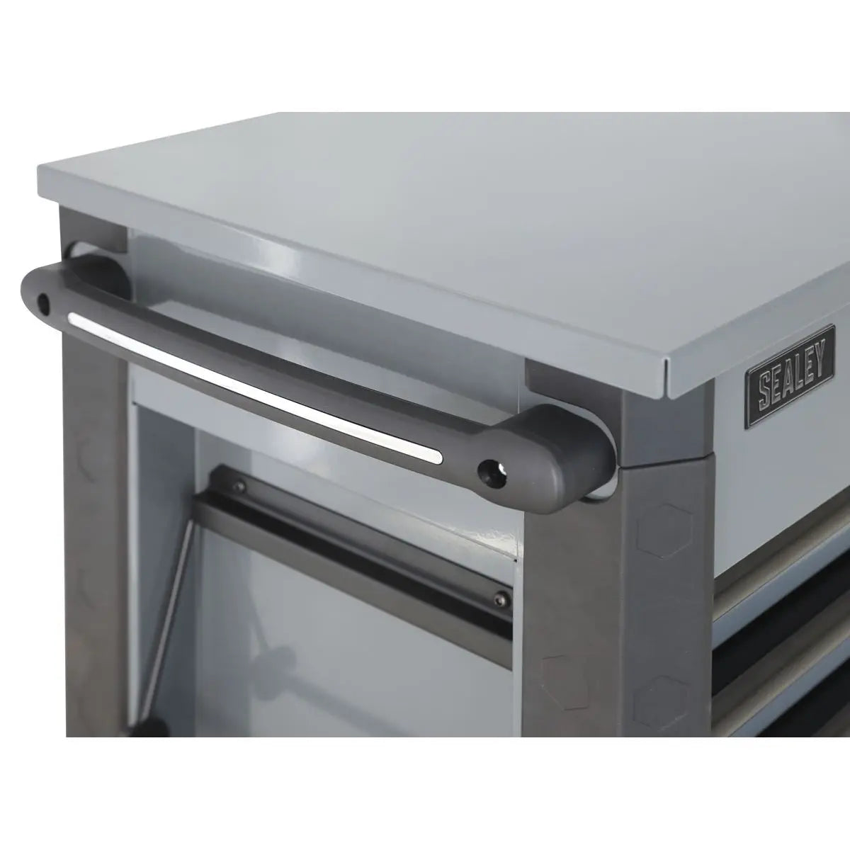 Sealey Superline Pro Tool Trolley 6 Drawer - Grey  White Rose Tools