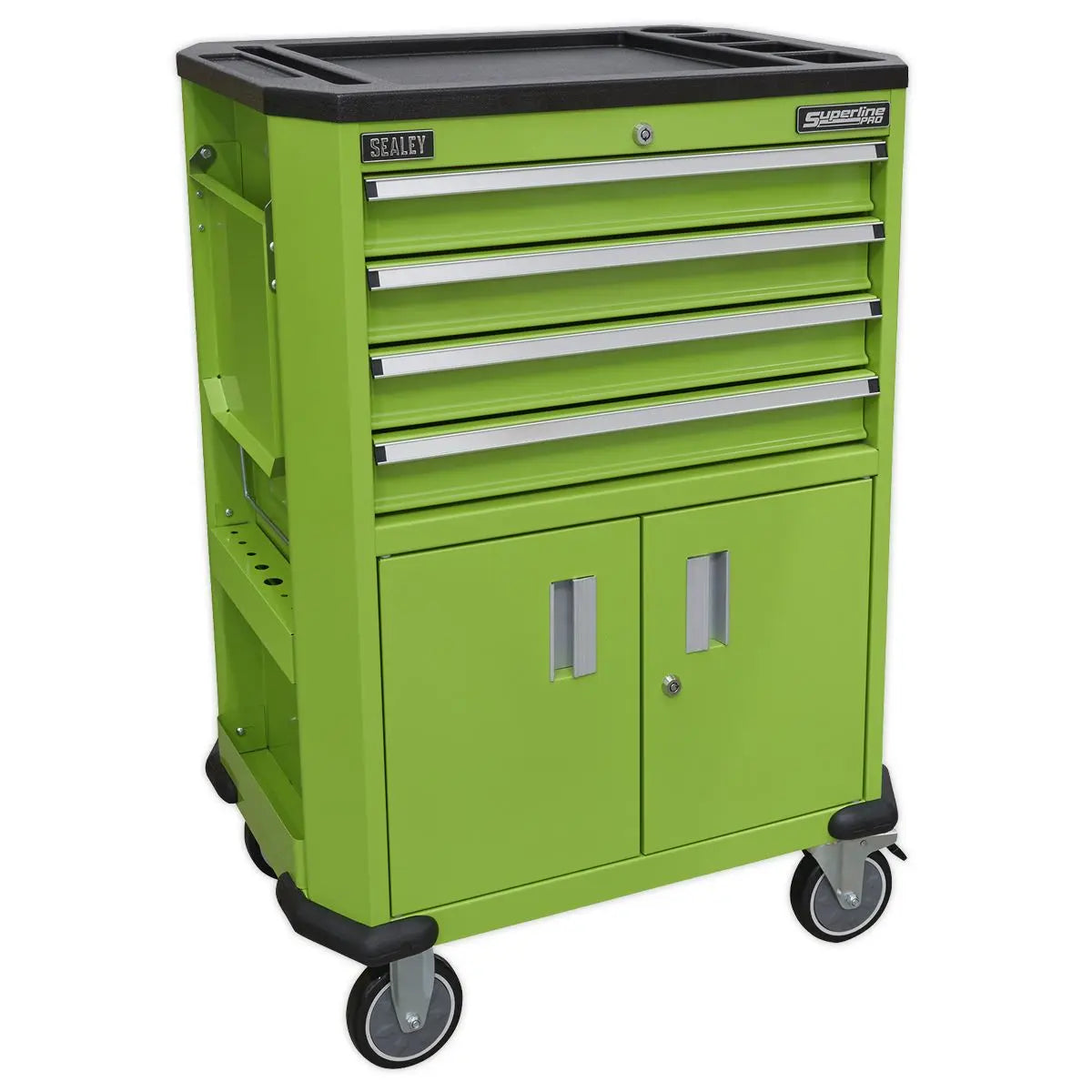 Sealey Superline Pro Tool Trolley with 4 Drawers & 2 Door Cupboard 
