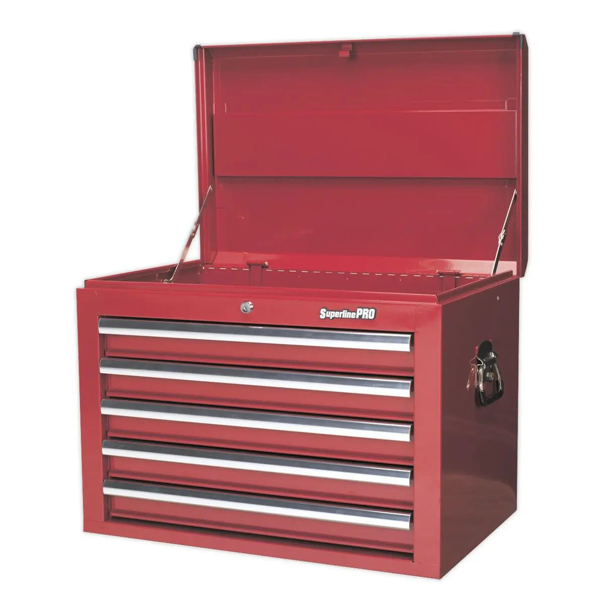 Sealey Superline Pro Topchest 5 Drawer with Ball-Bearing Slides - Red 