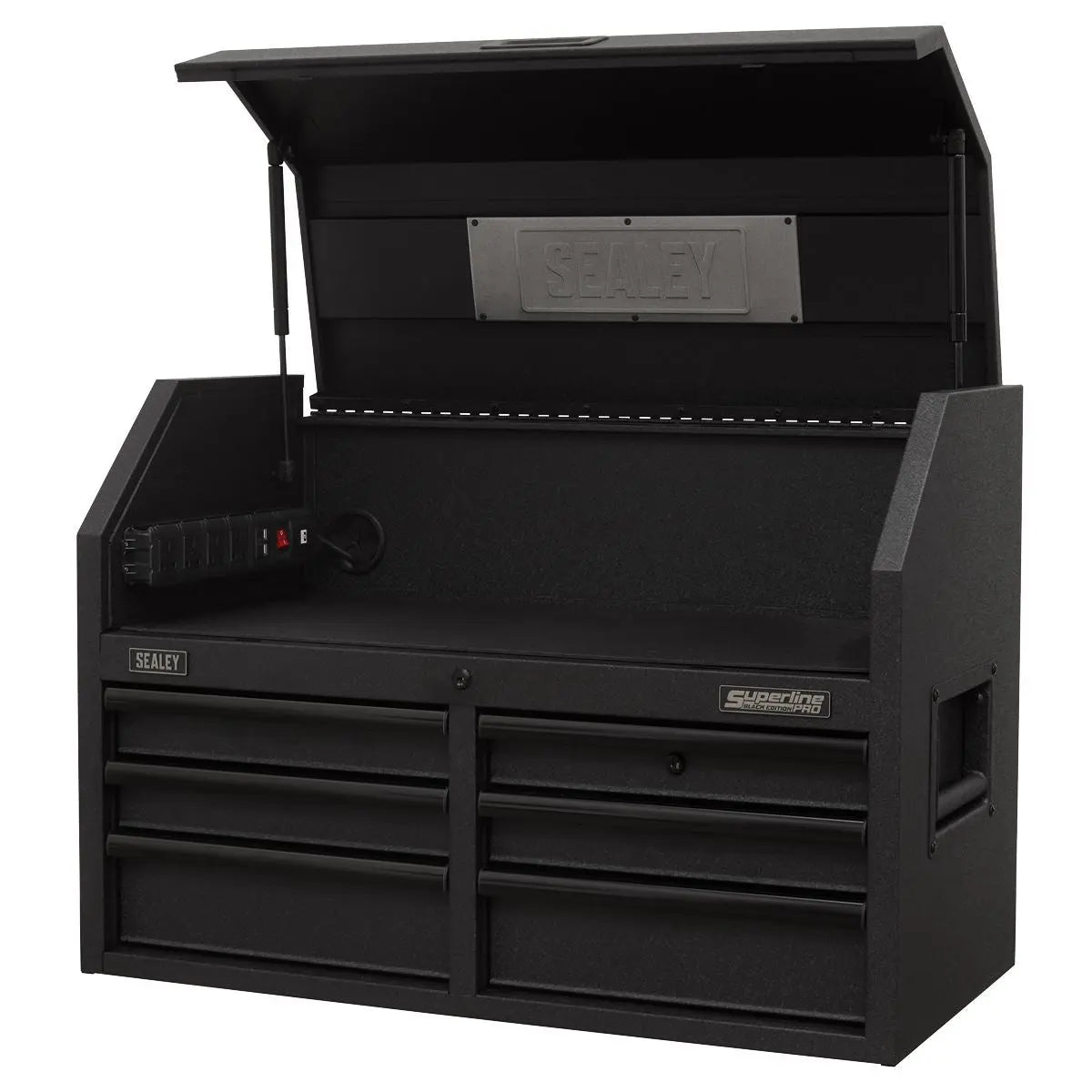 Sealey Superline Pro Topchest 6 Drawer 910mm with Soft Close Drawers & Power Strip 