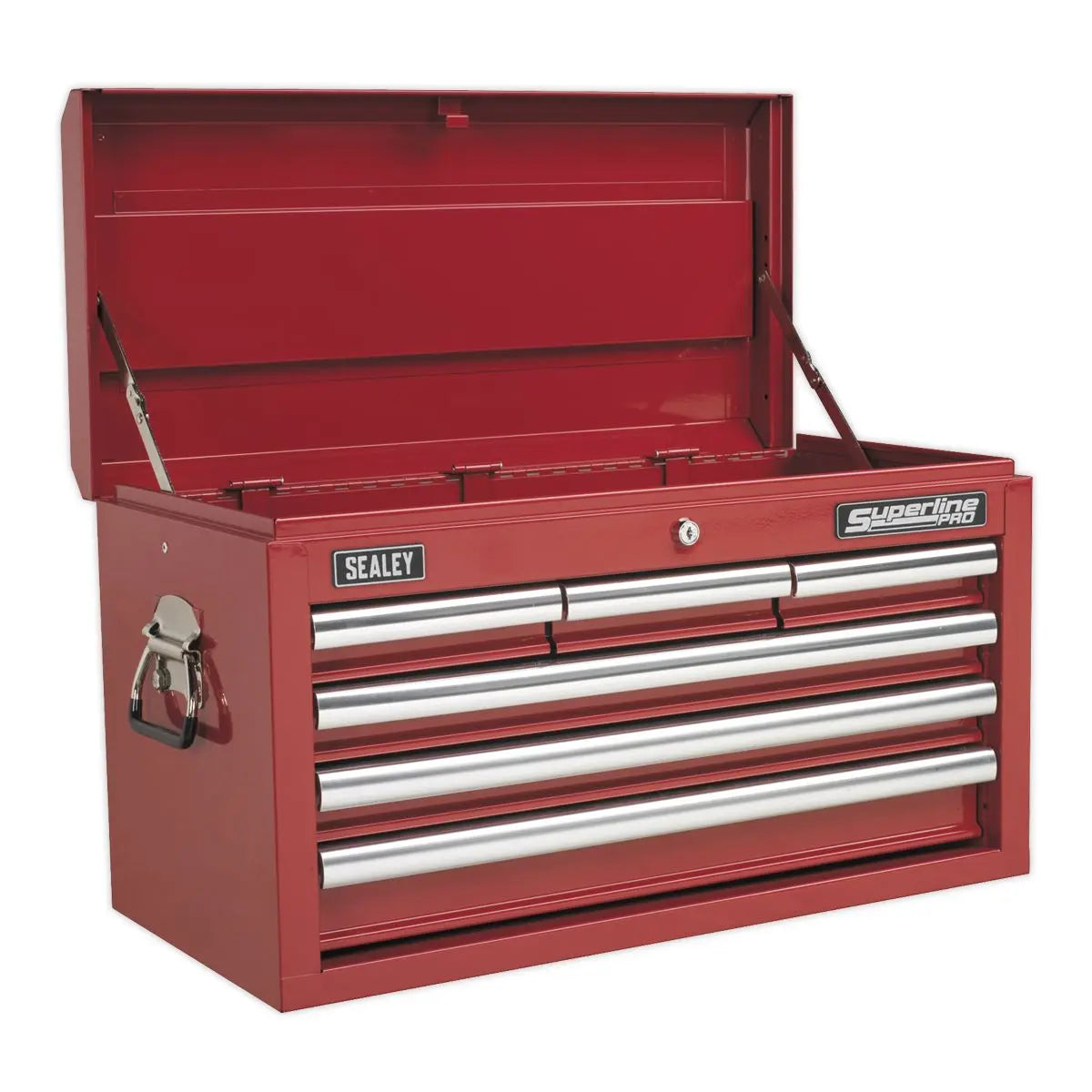 Sealey Superline Pro Topchest 6 Drawer with Ball-Bearing Slides - Red 