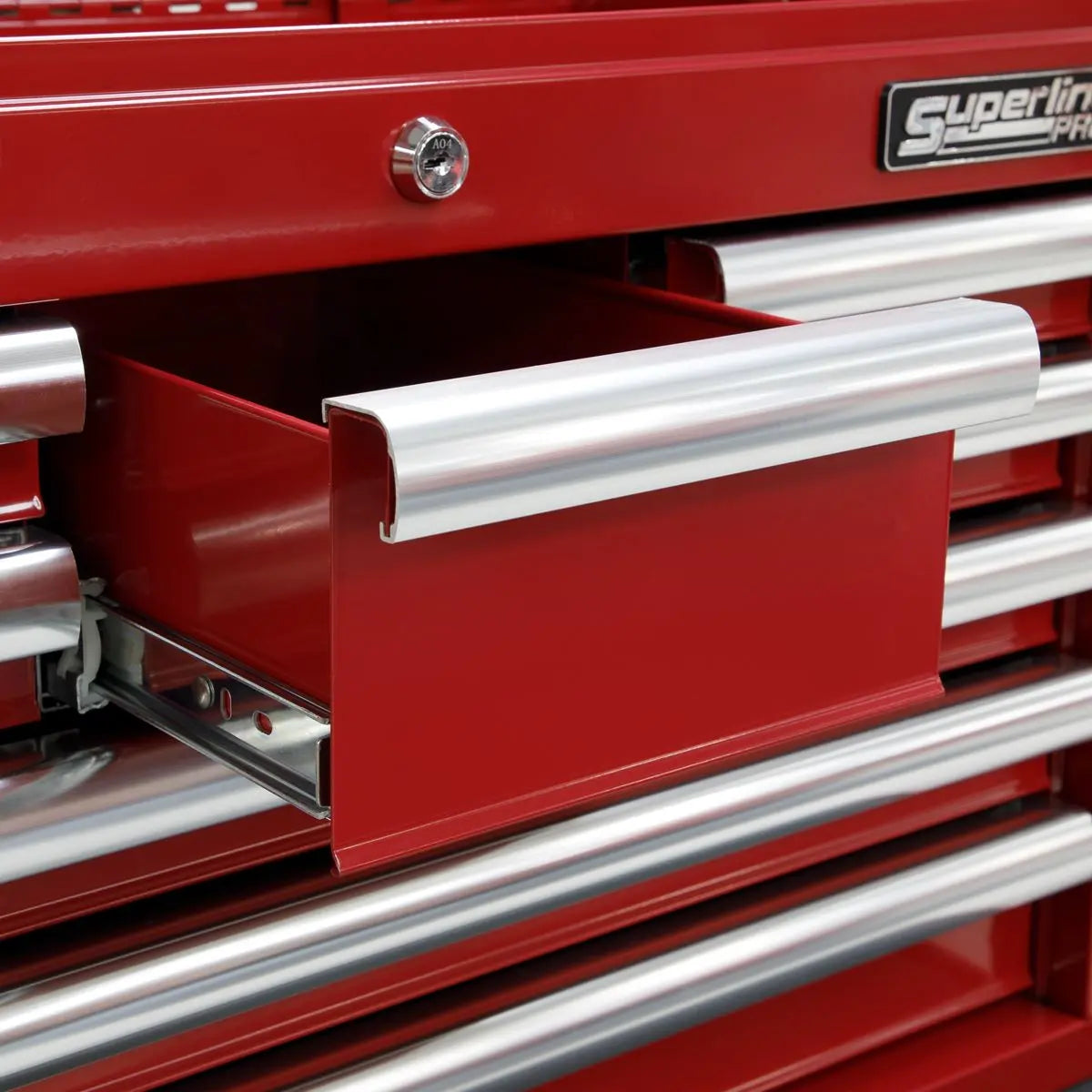 Sealey Superline Pro Topchest 8 Drawer with Ball-Bearing Slides - Red 