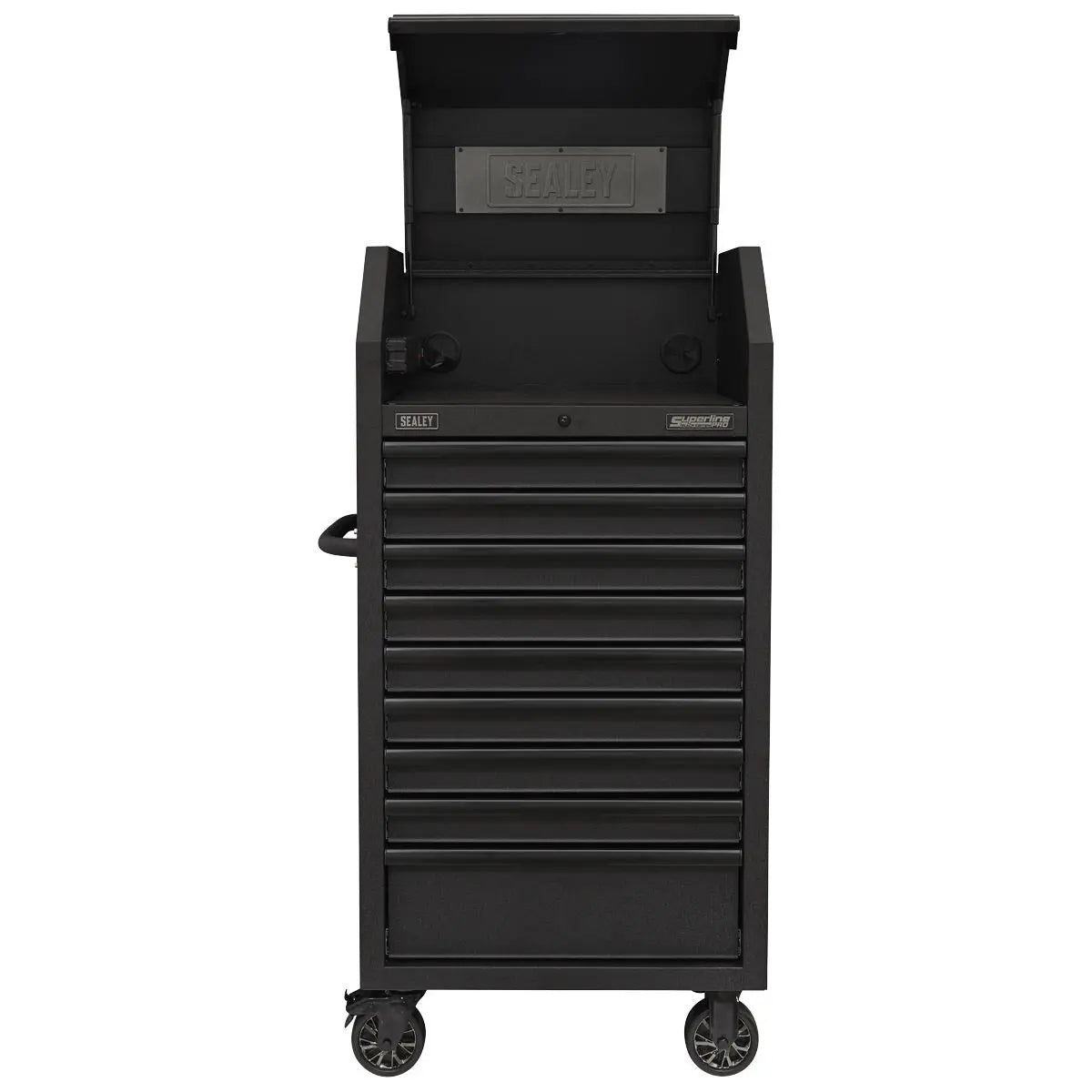 Sealey Superline Pro Tower Cabinet 9 Drawer 690mm with Soft Close Drawers & Power Strip 