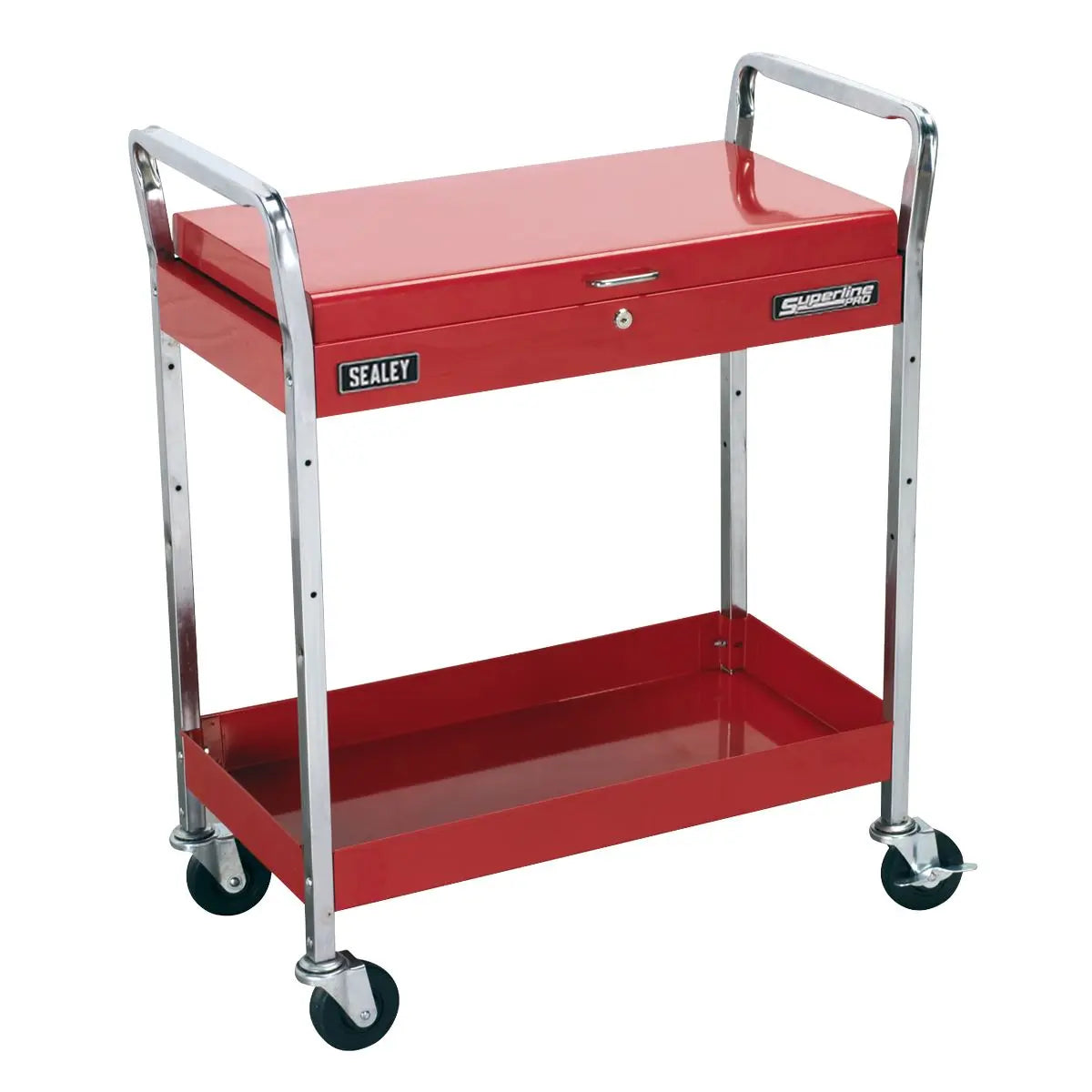 Sealey Superline Pro Trolley 2-Level Heavy-Duty with Lockable Top 