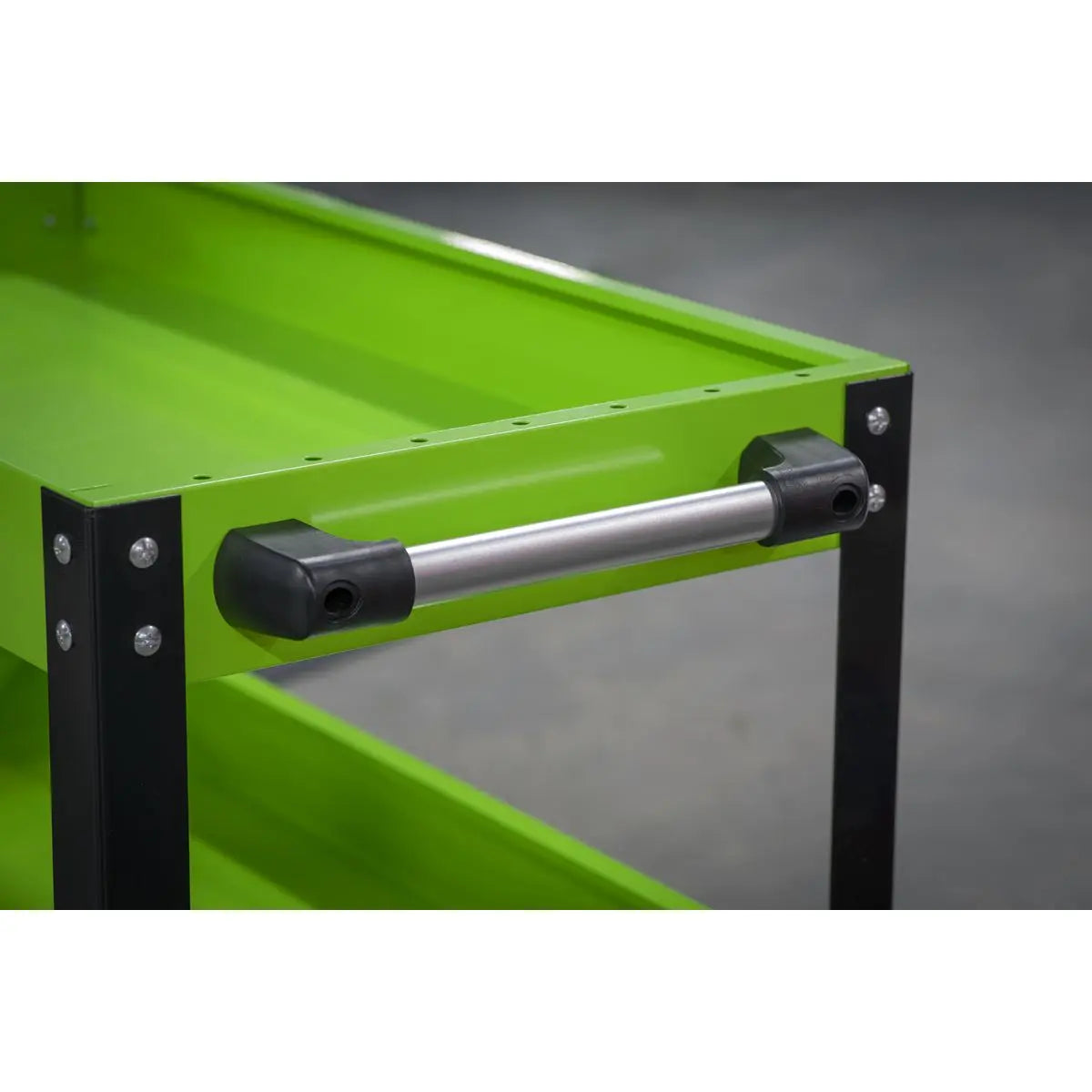 Sealey Superline Pro Workshop Trolley 3-Level Heavy-Duty - Hi-Vis Green 