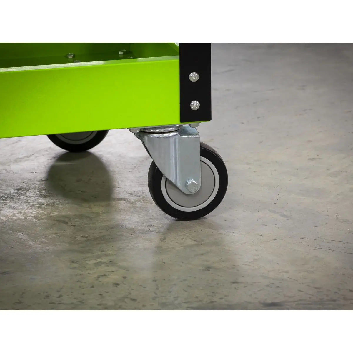 Sealey Superline Pro Workshop Trolley 3-Level Heavy-Duty - Hi-Vis Green 
