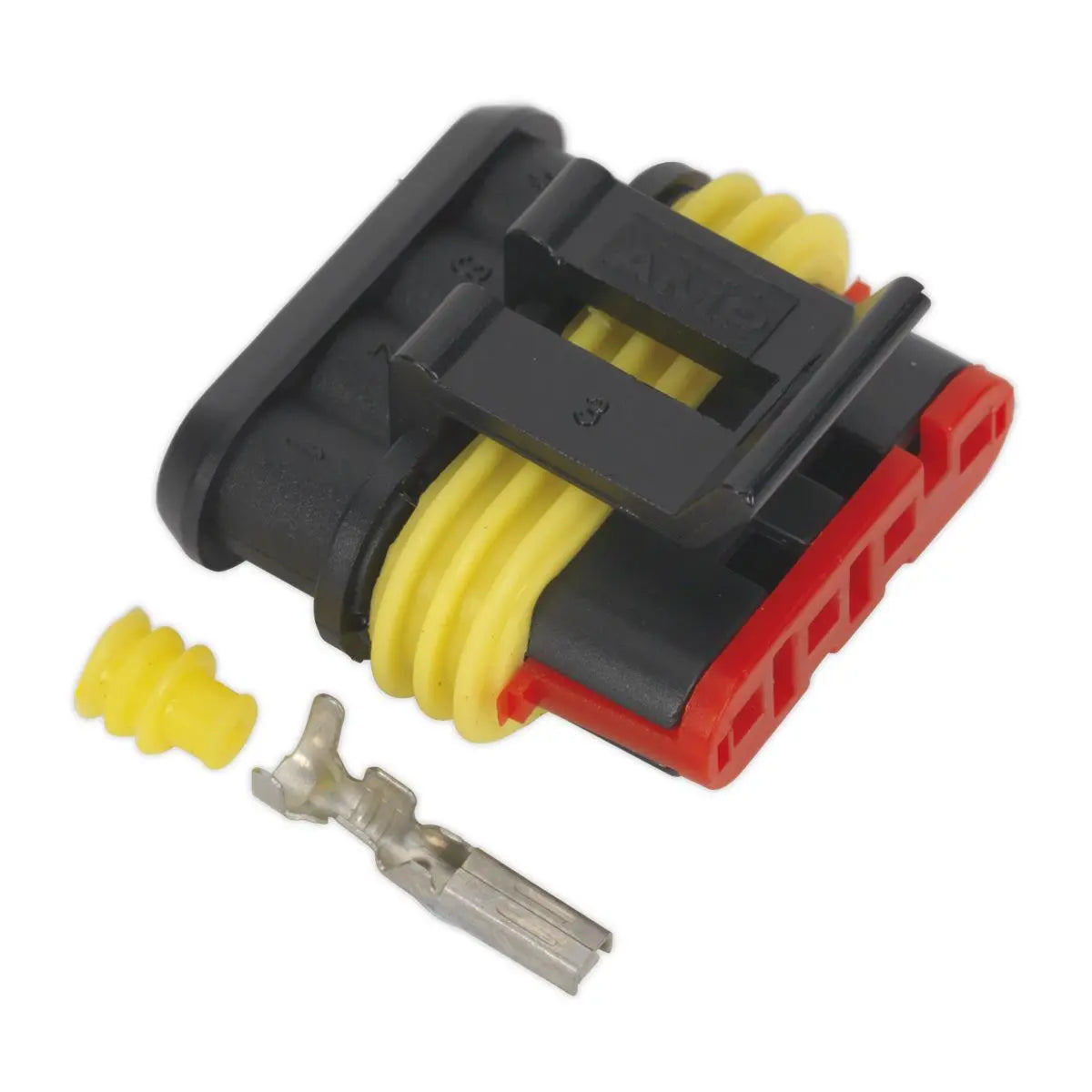 Sealey Superseal Female Connector 4-Way Pack of 3 