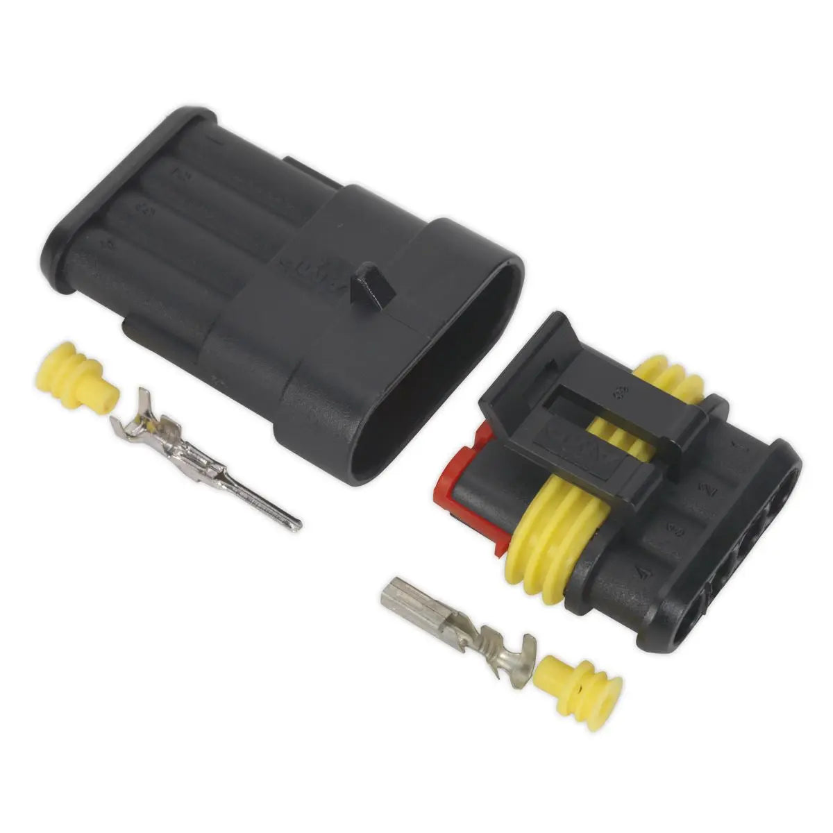 Sealey Superseal Male & Female Connector 4-Way 