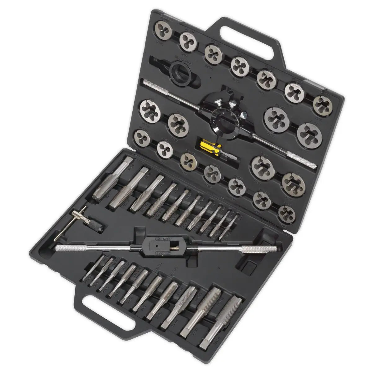 Sealey Tap & Die Set 45pc Split Dies Imperial 