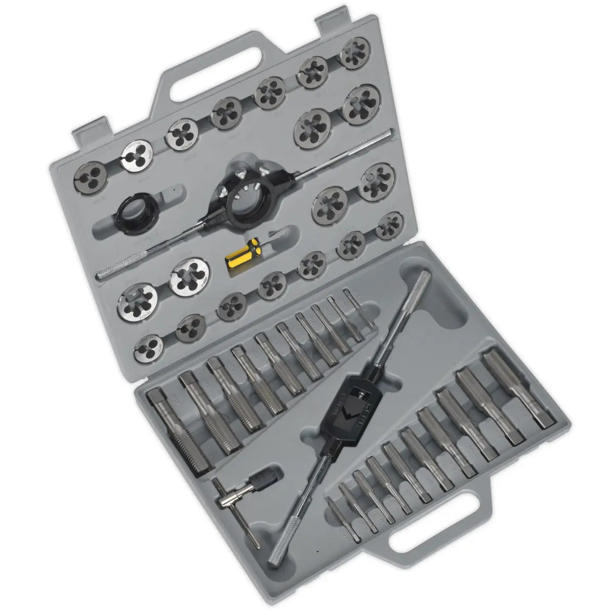 Sealey Tap & Die Set 45pc Split Dies Metric 