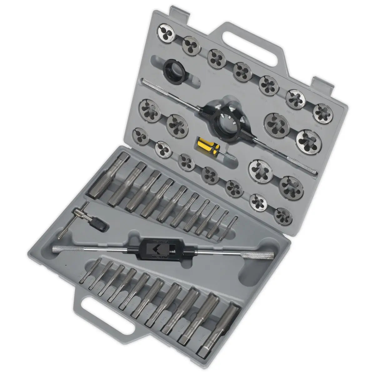 Sealey Tap & Die Set 45pc Split Dies Metric 