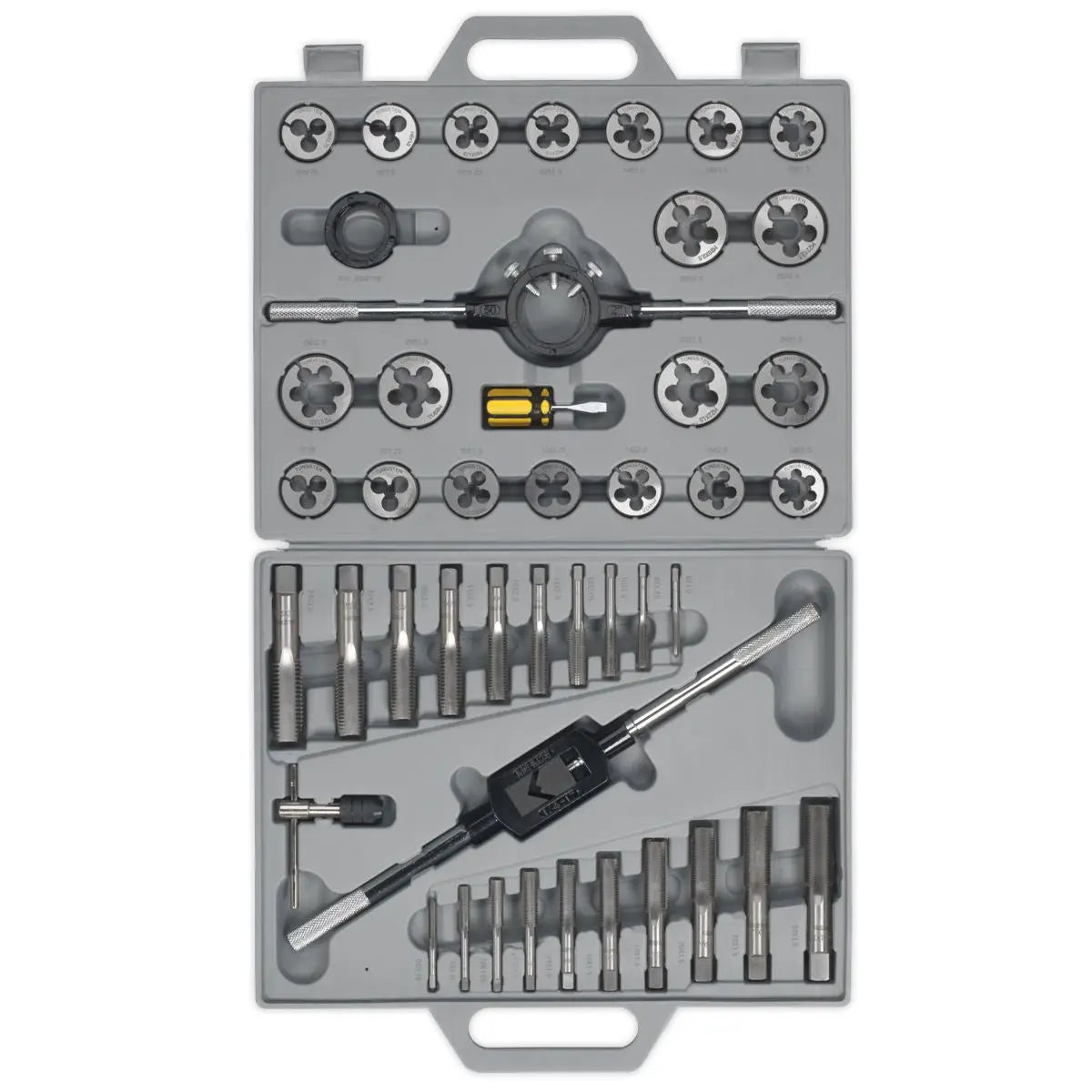 Sealey Tap & Die Set 45pc Split Dies Metric 