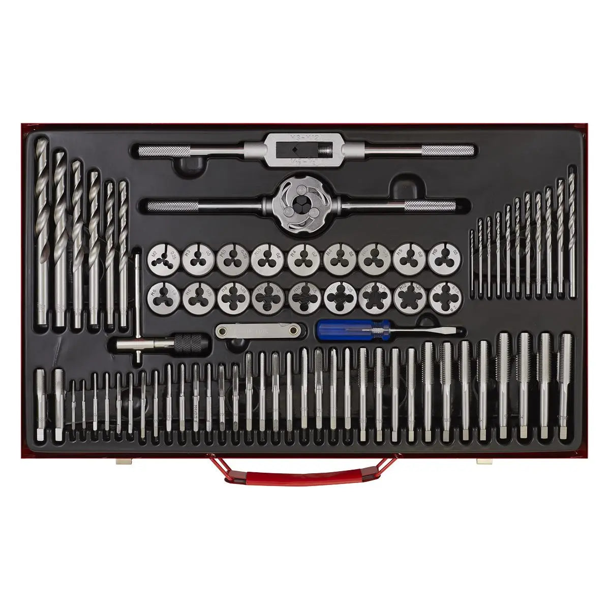 Sealey Tap & Die Set 76pc Split Dies Metric 