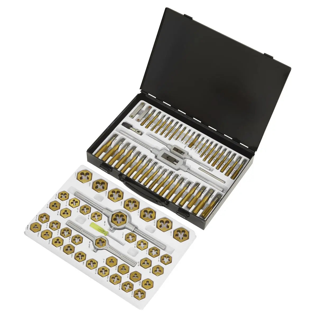 Sealey Tap & Die Set Hexagonal Metric & SAE/Imperial 86pc 