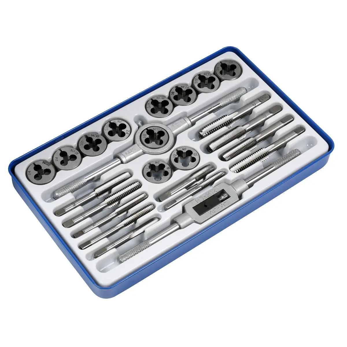 Sealey Tap & Split Die Set Imperial 24pc 
