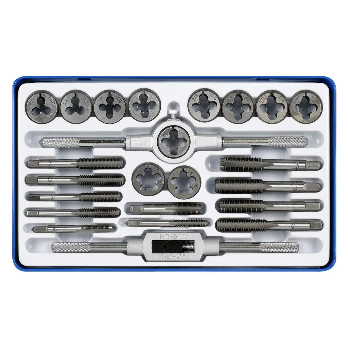 Sealey Tap & Split Die Set Imperial 24pc 