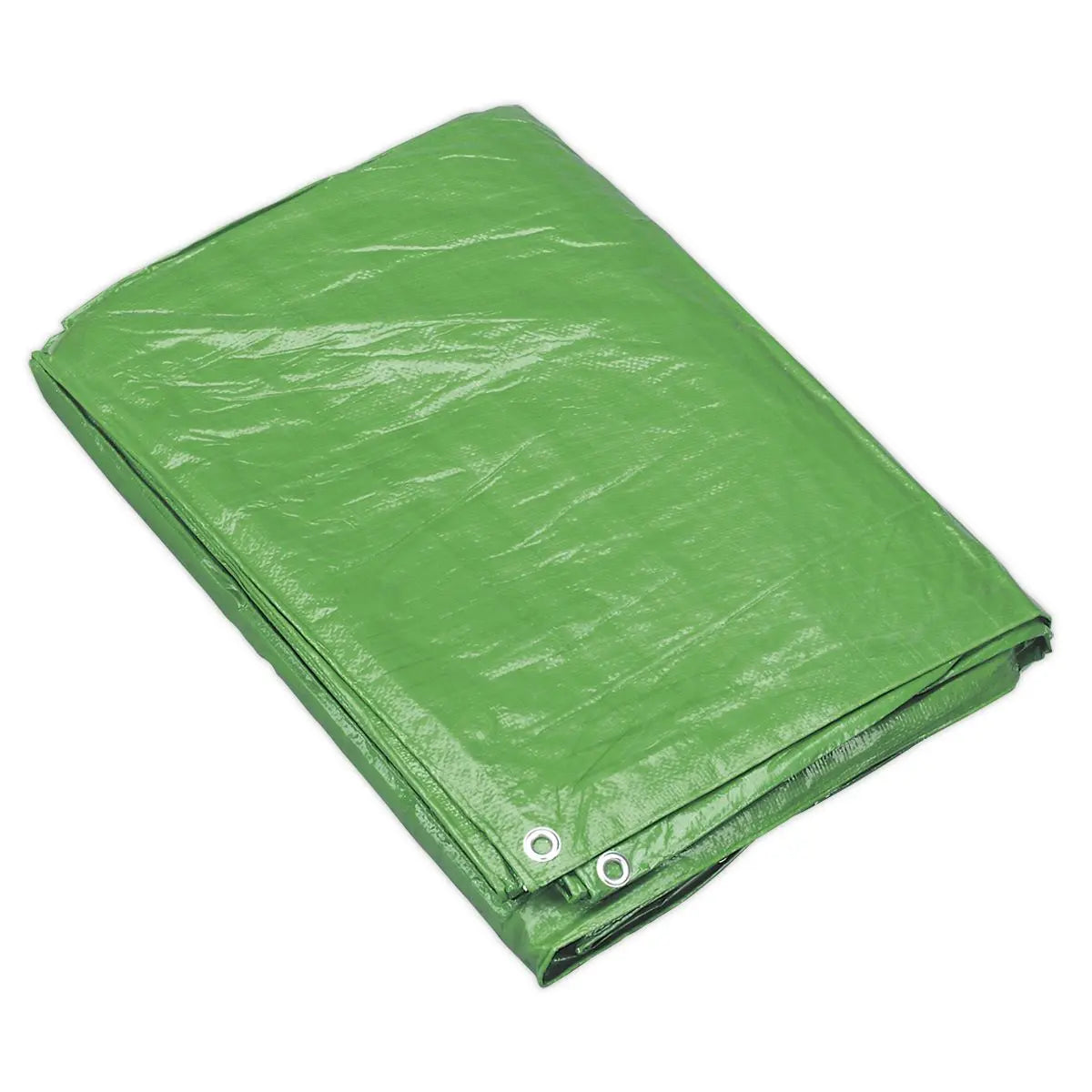 Sealey Tarpaulin 6.10 x 12.19m - Green  White Rose Tools