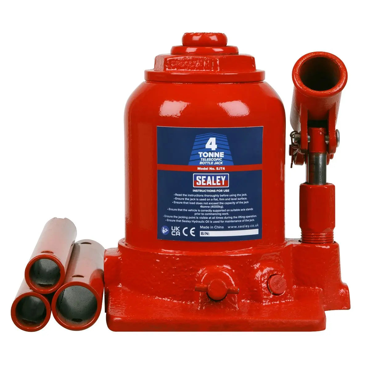 Sealey Telescopic Bottle Jack 4 Tonne 