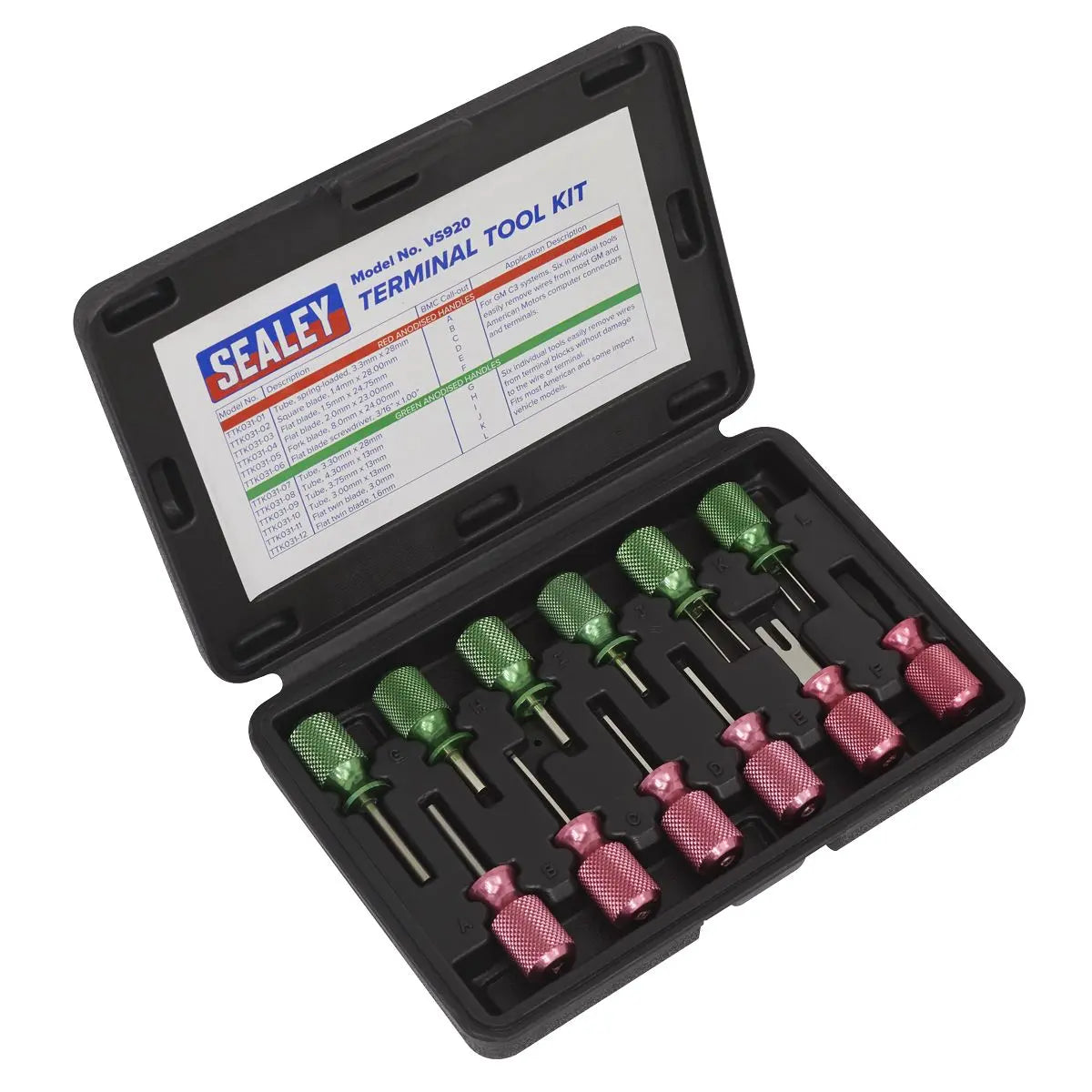 Sealey Terminal Tool Kit 12pc 