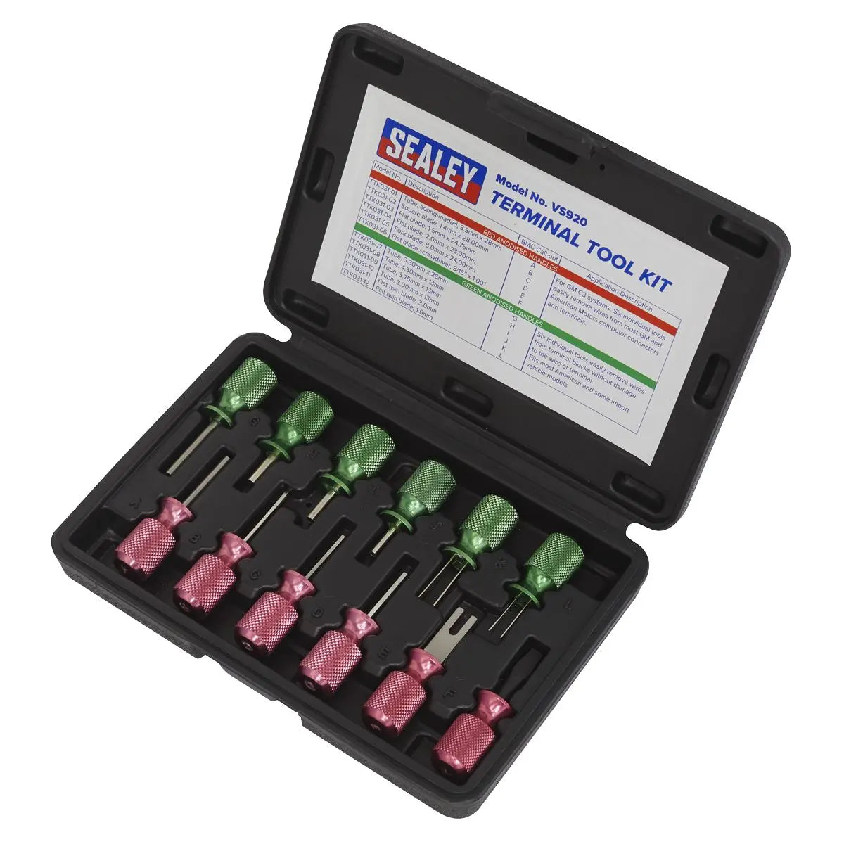 Sealey Terminal Tool Kit 12pc 