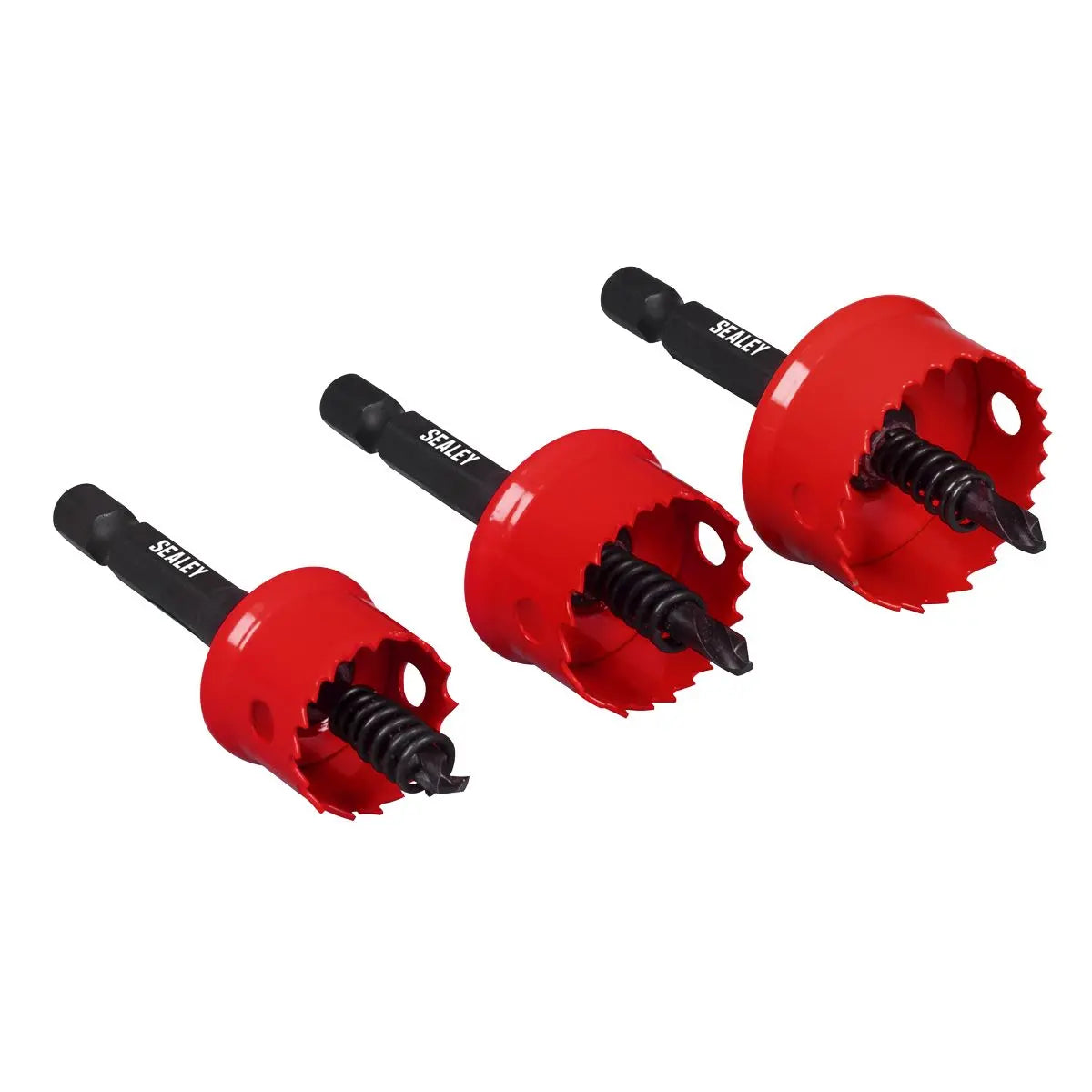 Sealey Thin Wall Hole Saw Set 3pc  White Rose Tools