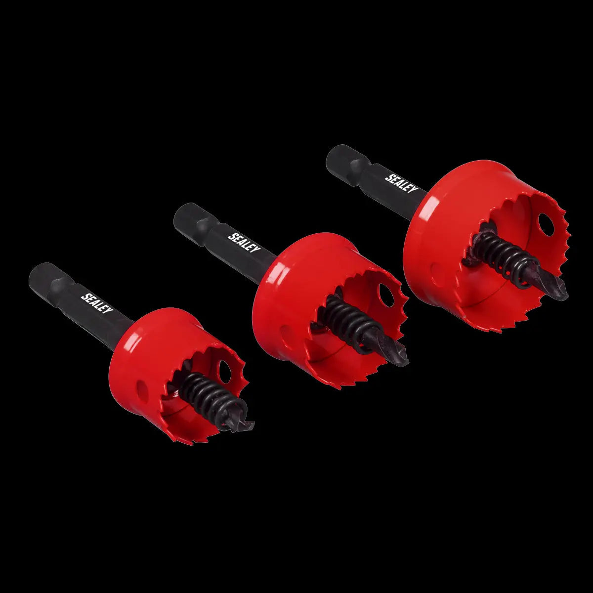 Sealey Thin Wall Hole Saw Set 3pc  White Rose Tools