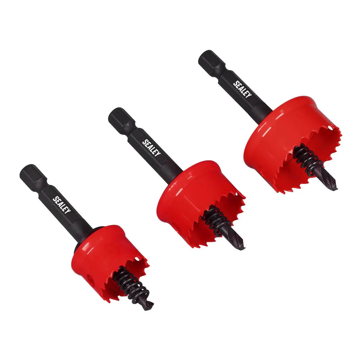 Sealey Thin Wall Hole Saw Set 3pc  White Rose Tools