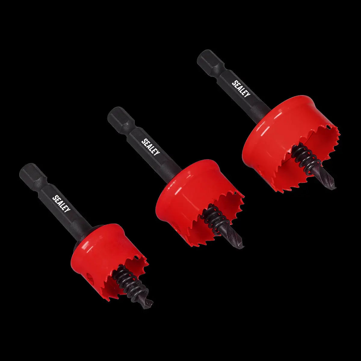 Sealey Thin Wall Hole Saw Set 3pc  White Rose Tools