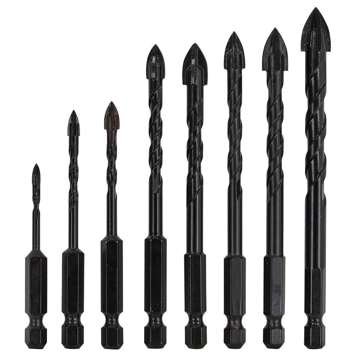 Sealey Tile & Glass Drill Bit Set 8pc  White Rose Tools