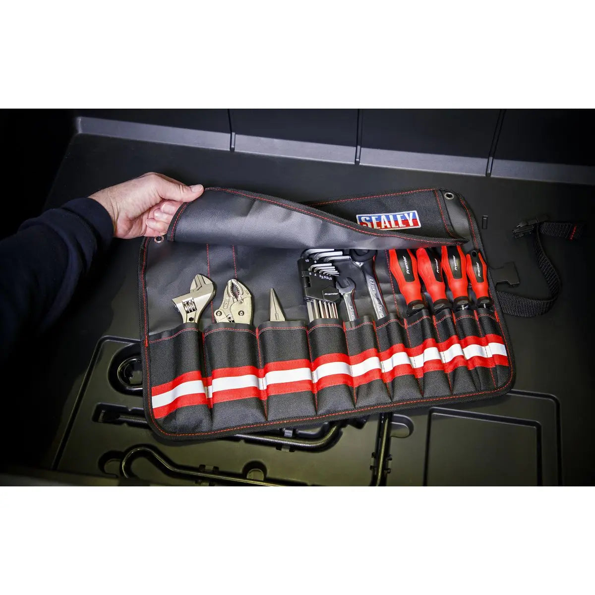 Sealey Tool Roll 10-Pocket 