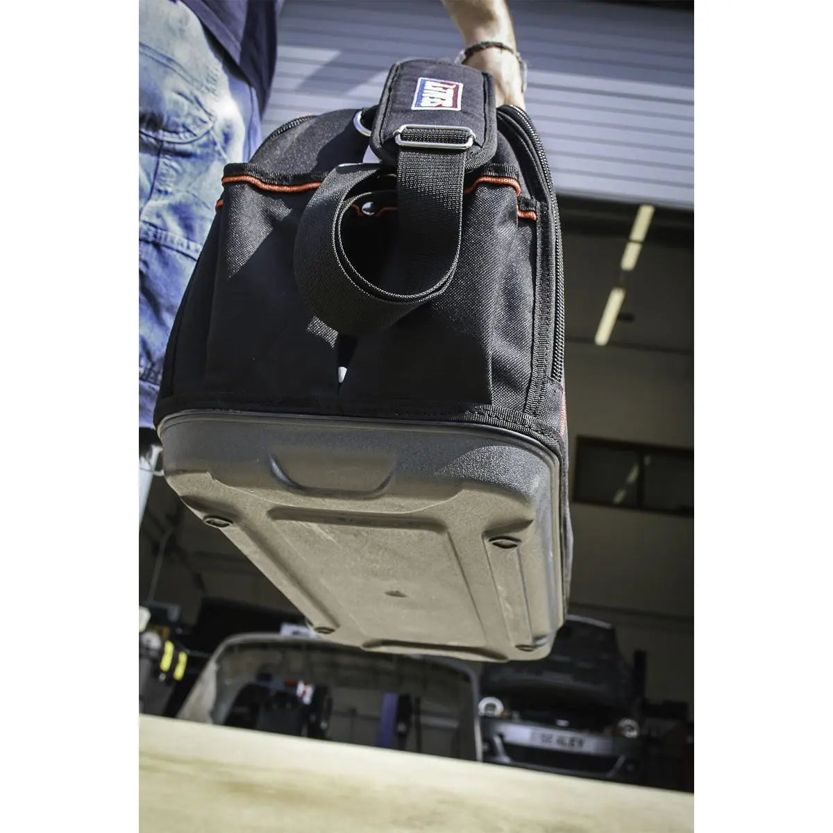 Sealey Tool Storage Bag with 24 Pockets 500mm Heavy Duty Rubber Base 
