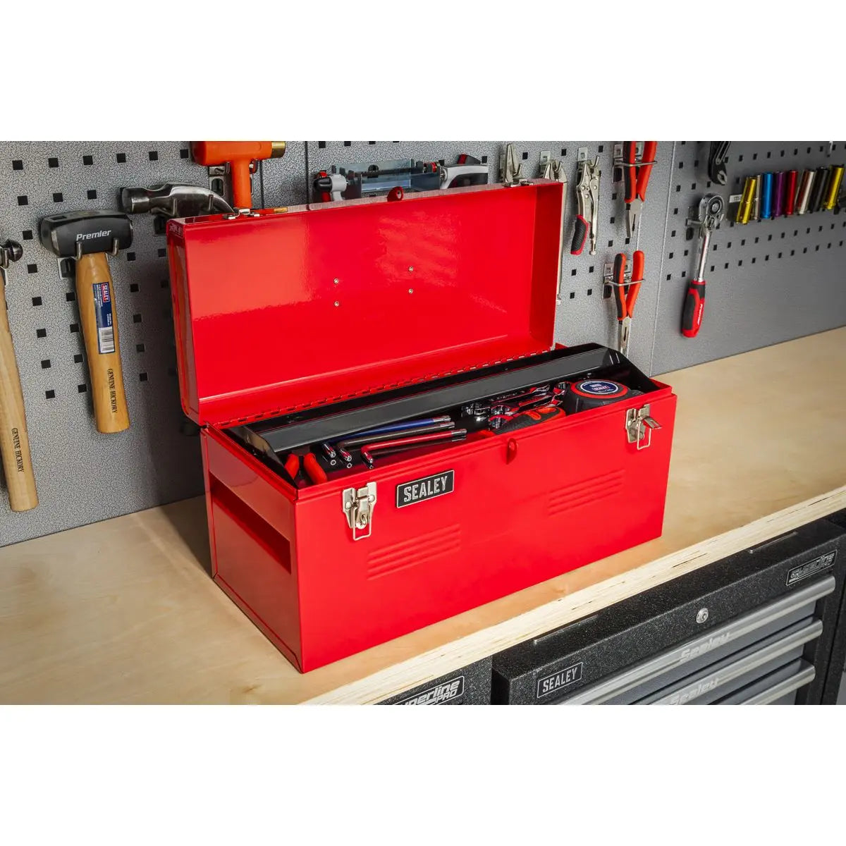 Sealey Toolbox with Tote Tray 510mm 