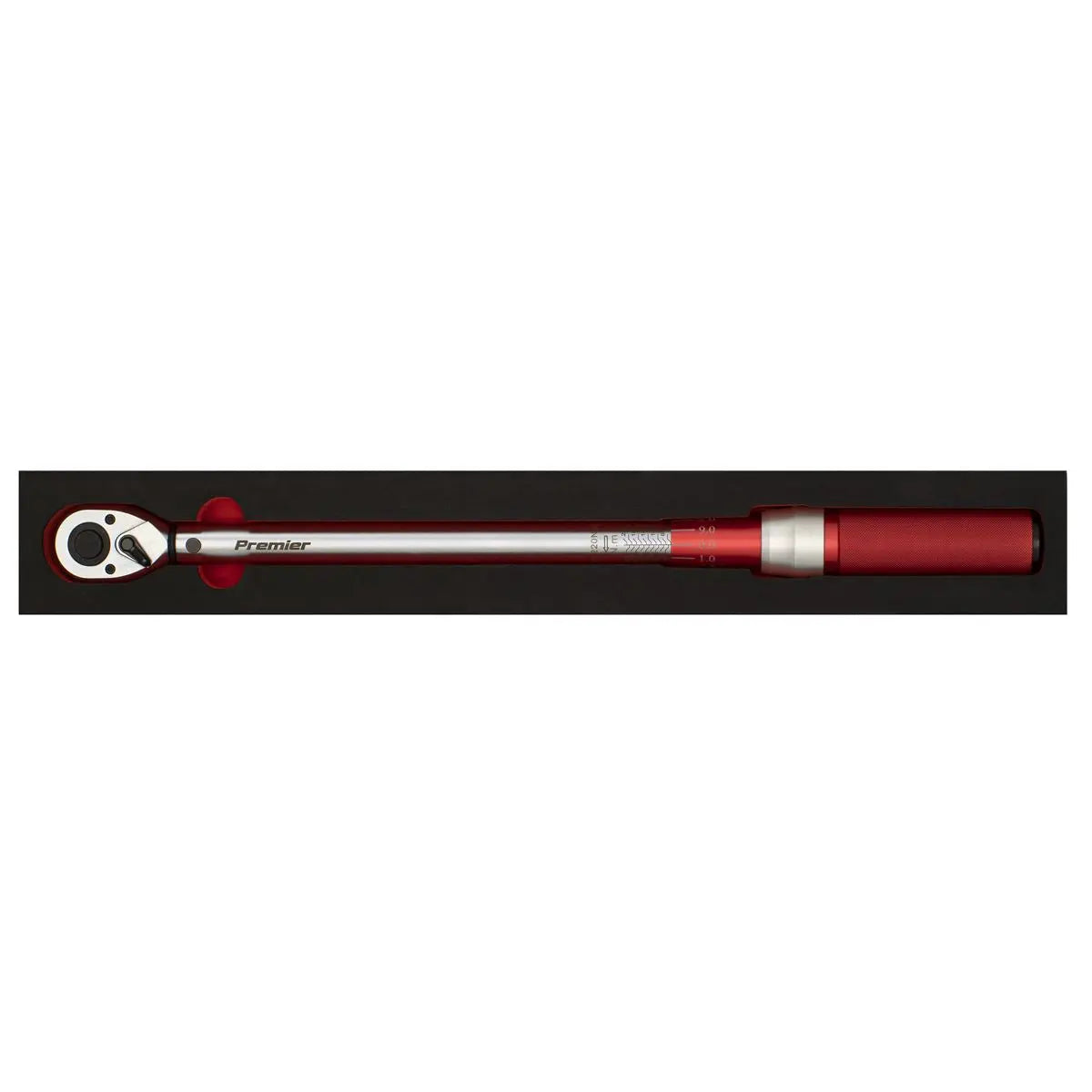 Sealey Torque Wrench Micrometer Style 1/2" Drive 40-220Nm Calibrated in EVA Tray 