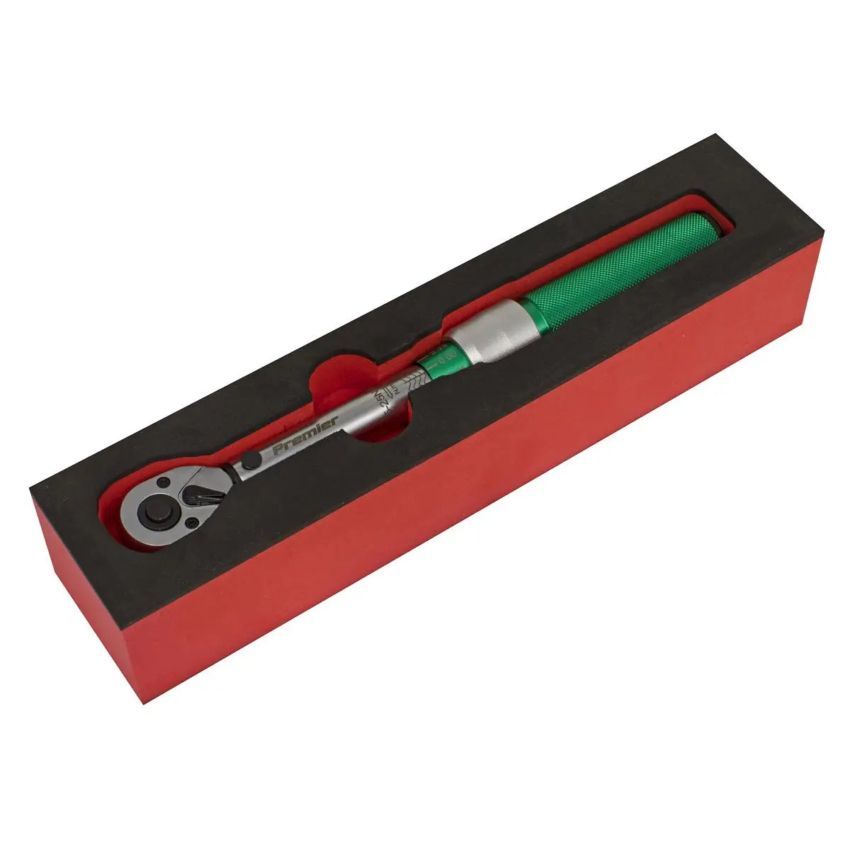 Sealey Torque Wrench Micrometer Style 1/4" Drive 5-25Nm Calibrated in EVA Tray 