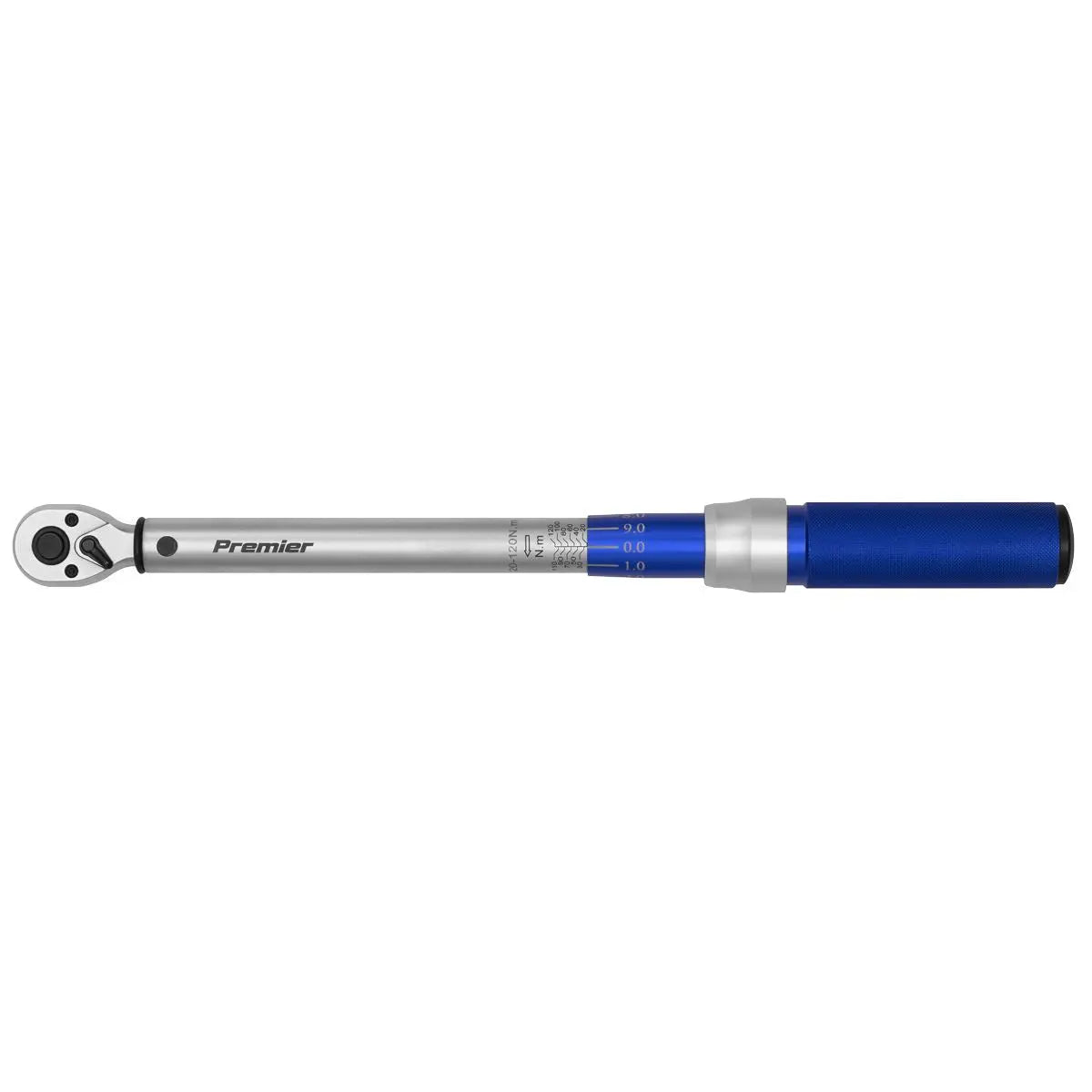 Sealey Torque Wrench Micrometer Style 3/8" Drive 20-120Nm Calibrated in EVA Tray 