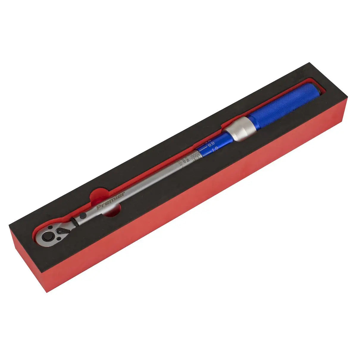 Sealey Torque Wrench Micrometer Style 3/8" Drive 20-120Nm Calibrated in EVA Tray 
