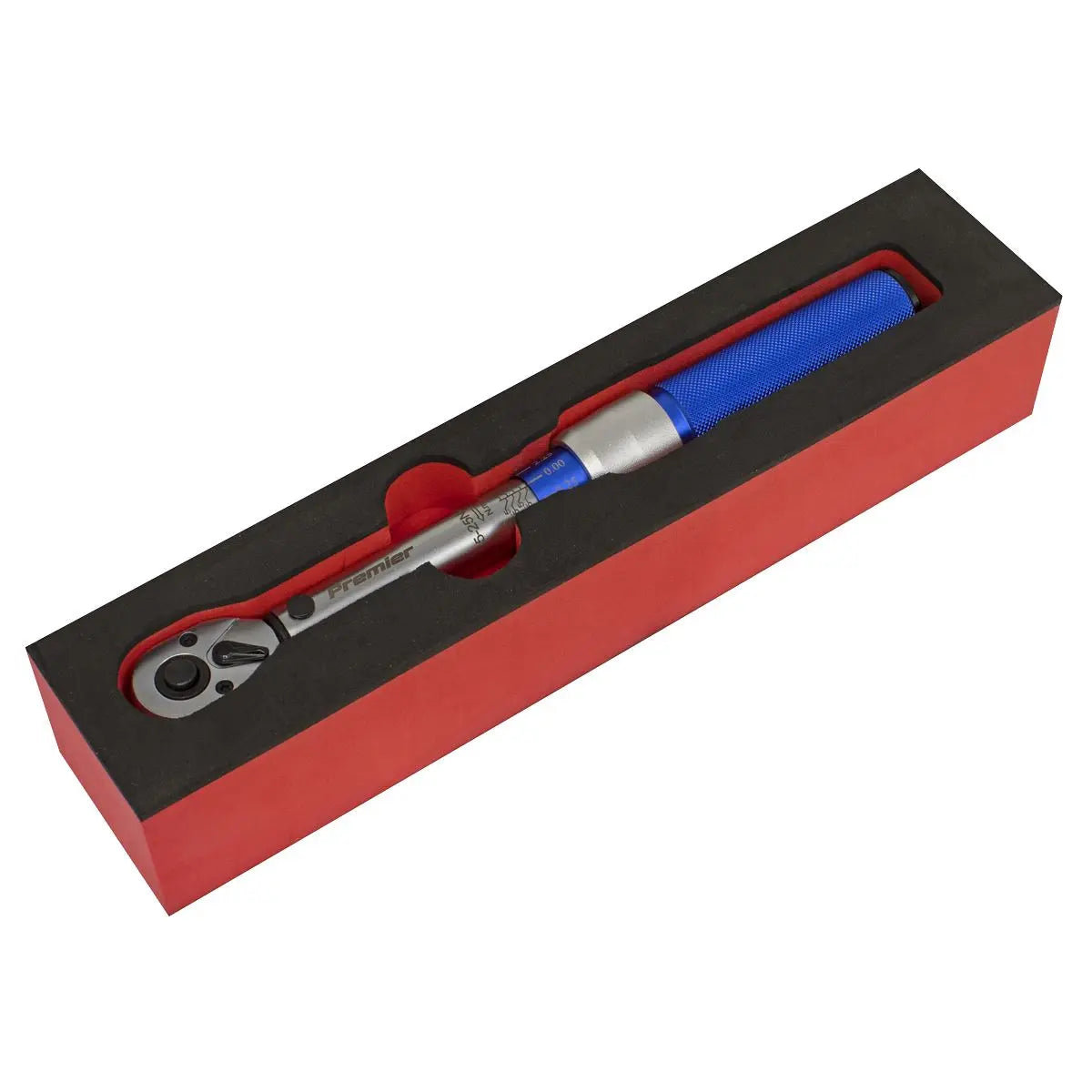Sealey Torque Wrench Micrometer Style 3/8" Drive 5-25Nm Calibrated in EVA Tray 