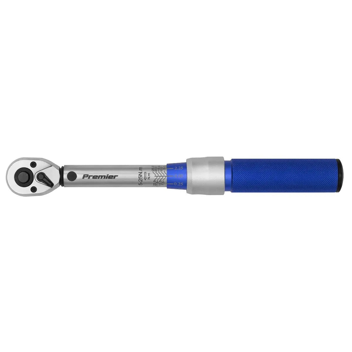Sealey Torque Wrench Micrometer Style 3/8" Drive 5-25Nm Calibrated in EVA Tray 