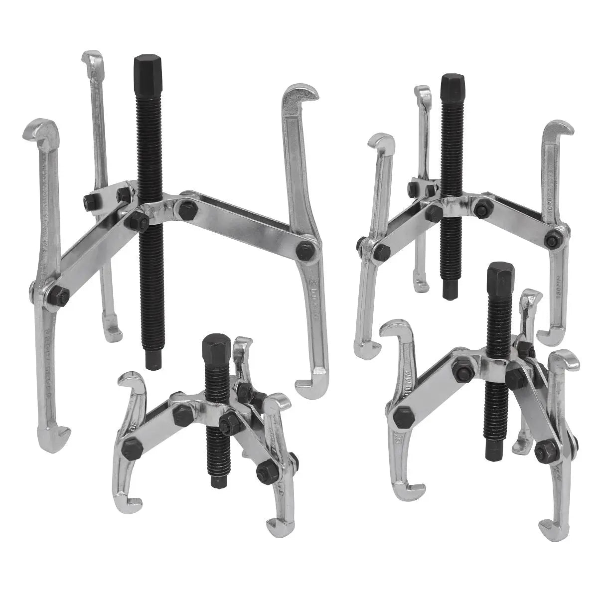 Sealey Triple Leg Gear Reversible Puller Set 4pc 