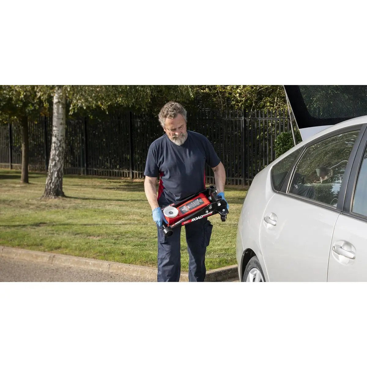 Sealey Trolley Jack 3 Tonne  White Rose Tools