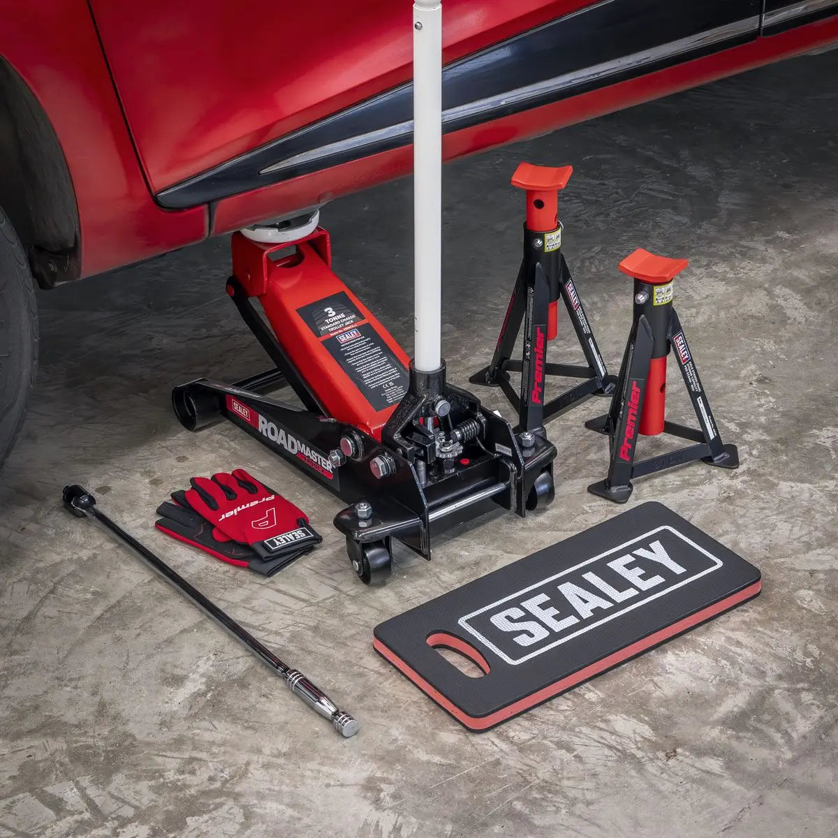 Sealey Trolley Jack Combo 3 Tonne 