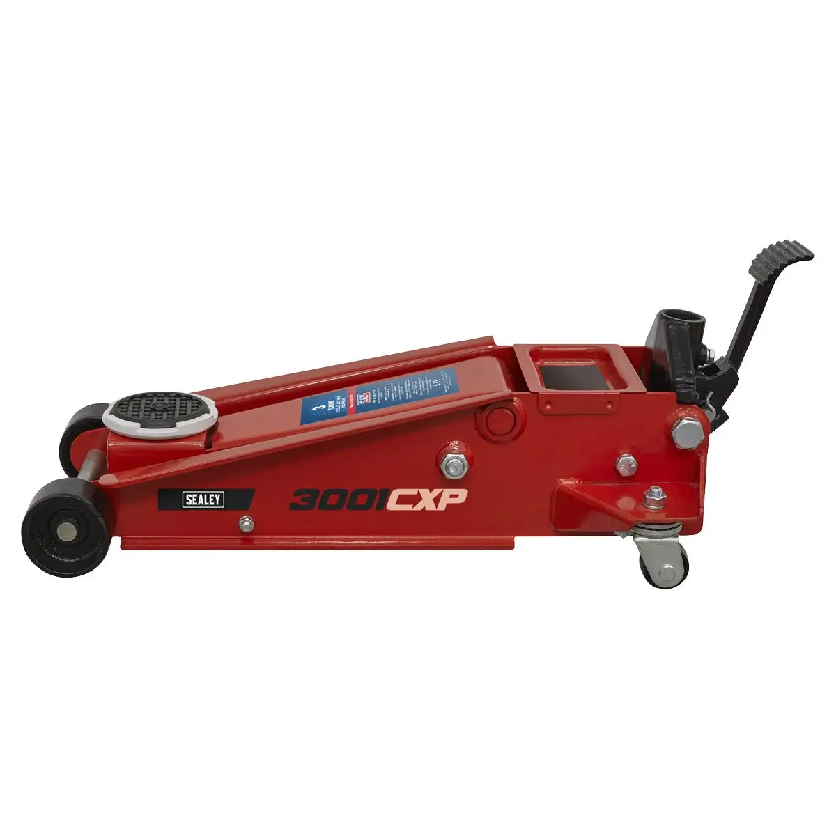 Sealey Trolley Jack with Foot Pedal 3 Tonne 