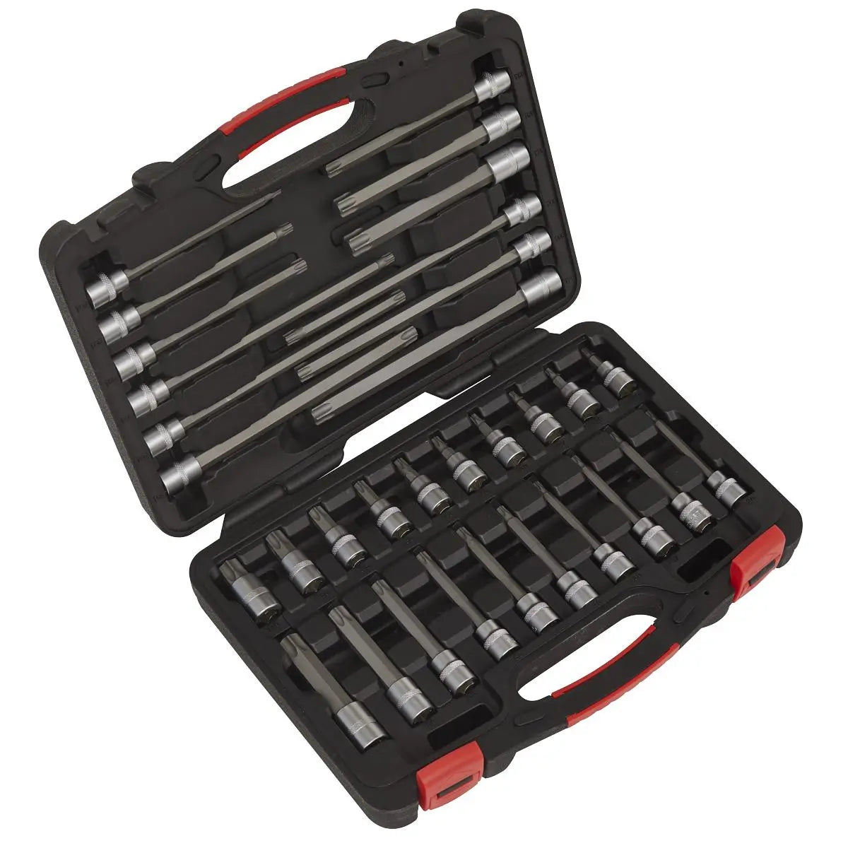 Sealey Trx-Star Socket Bit Set 32 Piece 3/8" Drive T20-T70 Torx Premier 