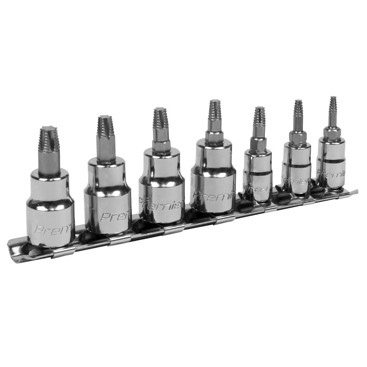 Sealey Trx-Star Socket Bit Set Lock On 7 Piece 1/4" and 3/8" Drive Premier Torx T10-T40 