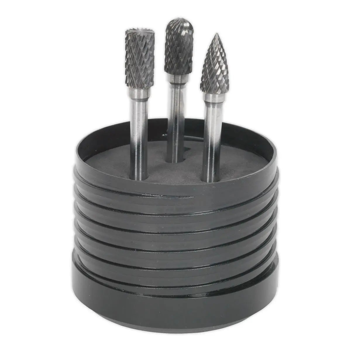 Sealey Tungsten Carbide Rotary Burr Set 3pc 