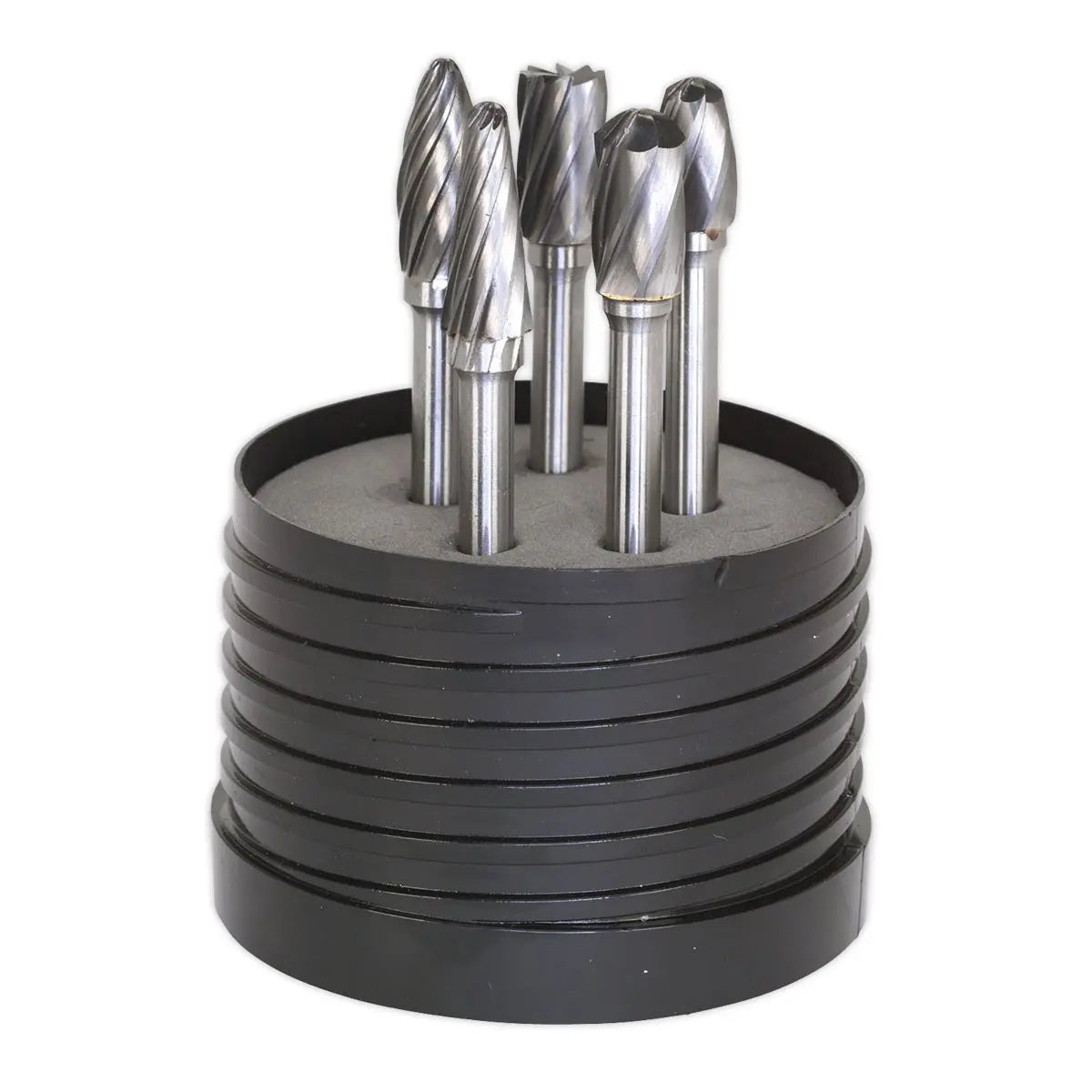 Sealey Tungsten Carbide Rotary Burr Set 5pc Ripper/Coarse 