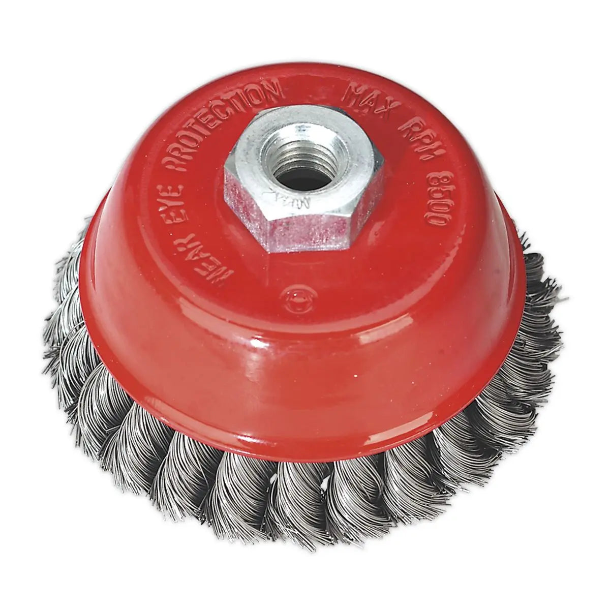 Sealey Twist Knot Wire Cup Brush Ø100mm M14 x 2mm 