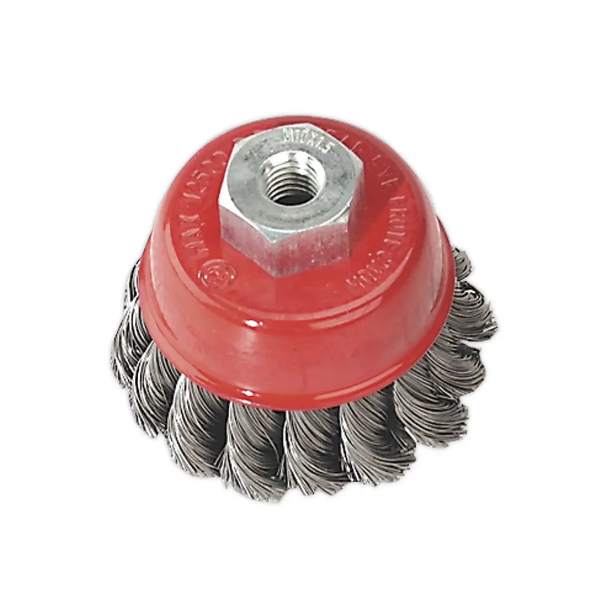 Sealey Twist Knot Wire Cup Brush Ø65mm M10 x 1.5mm 