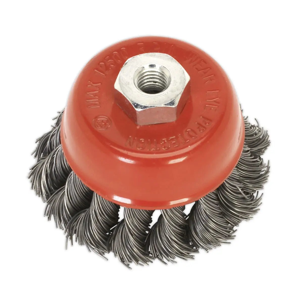 Sealey Twist Knot Wire Cup Brush Ø65mm M14 x 2mm 